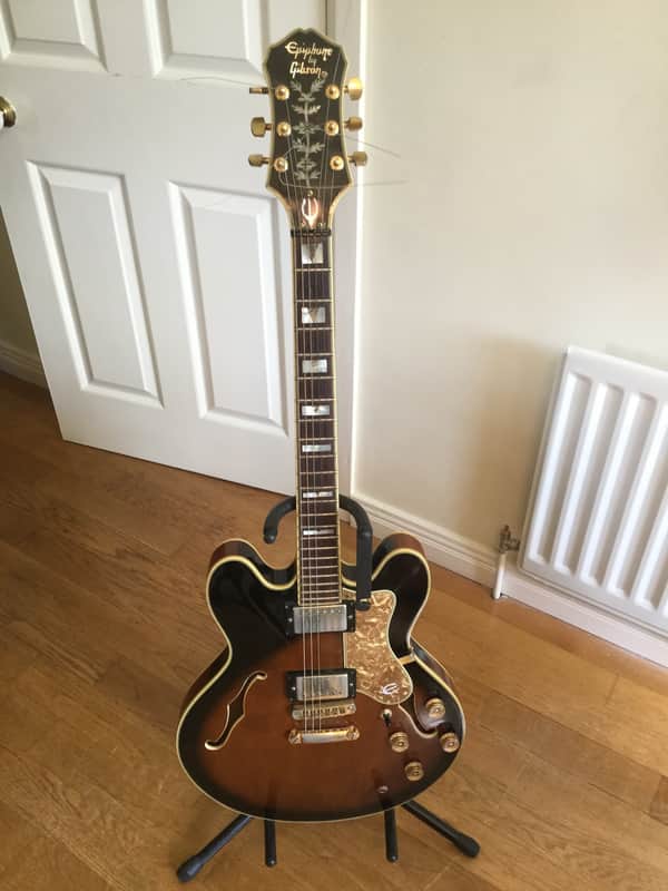 Epiphone By Gibson Sheraton 1988 Rare Headstock MIK Samick Factory