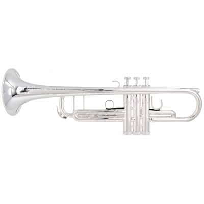S.E. Shires Q10S Q-Series Professional Bb Trumpet in Silver Plate SN Q16482 image 3