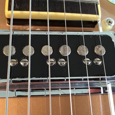 Guild DeArmond M-77T -- Near-Mint; 2001; Solar Bronze; Made in Korea; USA 2K Pickups; All-Original image 22