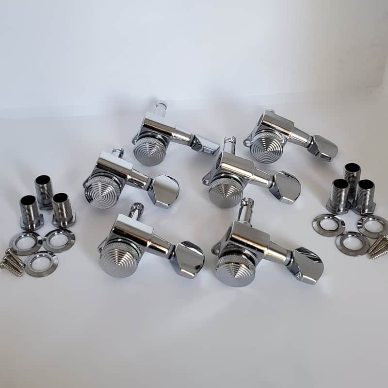 TGPS JN07 Chrome locking tuner set image 1