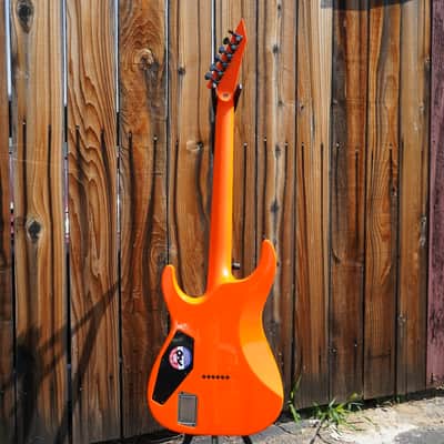 ESP CUSTOM SHOP M-II CTM/M Neon Orange 6-String Electric Guitar w/ Hard Case (2025) image 4