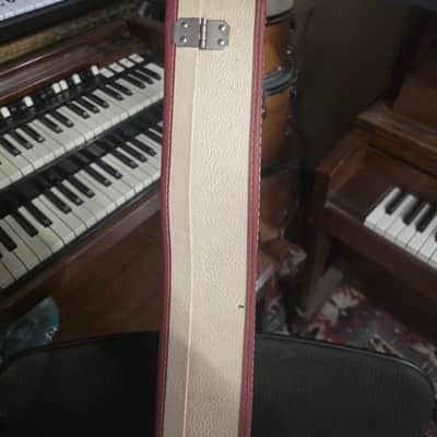 Unbranded Silvertone Harmony Kay Style Chipboard Guitar or Short Scale Bass Case 1960s image 8