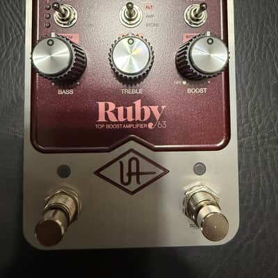 Universal Audio Ruby ’63 Top Boost Amplifier 2022 - Present - Ruby / Silver image 1