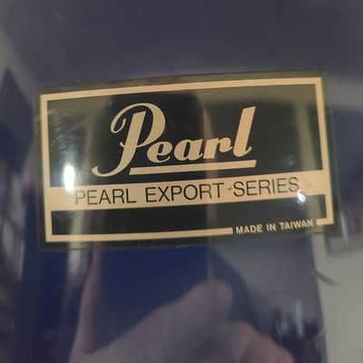 Pearl Export drum set 1980s-90s? Blue image 6