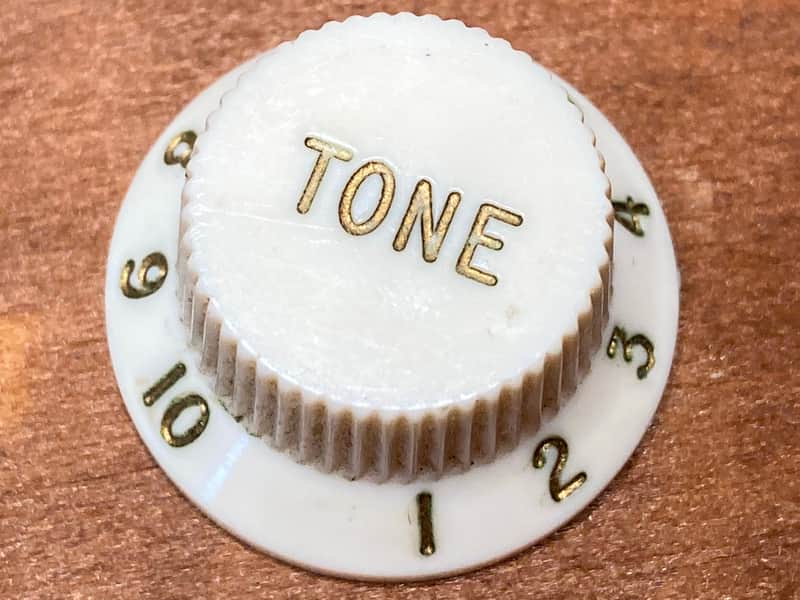 Fender Vintage Stratocaster Tone Knob '70s - Parchment image 1