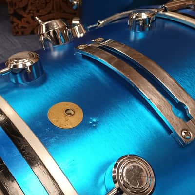 Hayman Vibrasonic 1970s Shell Pack In Electric Blue- 24″,13″ & 16″ image 6