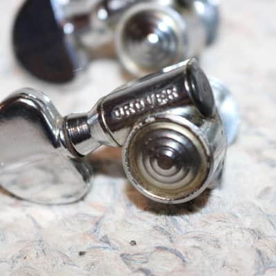Rare Vintage 60s/70s Grover Vintage Rotomatic Bullseye 3x3 Tuners - No Tariffs image 3