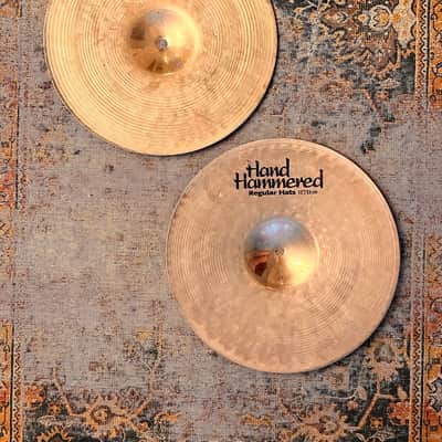 Rare 30 YR Old DARK Crisp Sabian HH 13” Hihats 795 1195 g BRILLIANT! Sound Phenomenal! Listen image 2