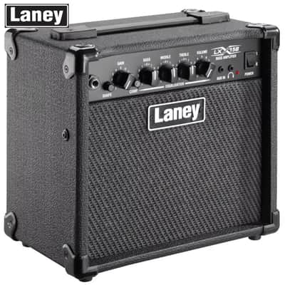 Laney LX15B 15-Watt RMS Combo Electric Bass Amplifier 3 Band EQ Single Channel image 1