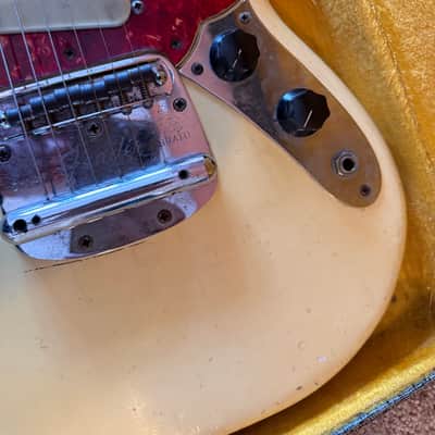 Fender Mustang Guitar with Rosewood Fretboard 1964 - 1969 - Olympic White image 6