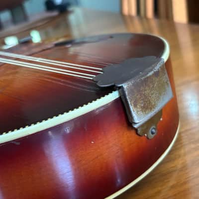 Kay 2 point Venetian Mandolin 1940's - Sunburst image 12