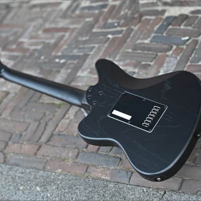 ESP LTD Alex Wade AW-XJ7 Baritone Evertune - Black Open Grain Satin image 9