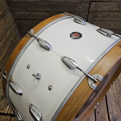 Immagine Marching 28" Bass Drum Vintage Beverley, White Legs Installed USED! RKEDR220726 - 2
