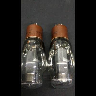 MATCHED PAIR RCA JAN CRC 5R4GY [][] Getters (Best 274B Sub) VACUUM TUBES E.9488 image 4