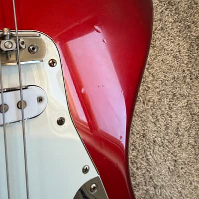 Fender Jaguar MIJ 1996 - Candy Apple Red - 50th Anniversary Edition - Made in Japan image 11