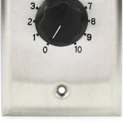 AtlasIED AT10 10-watt Single Gang 70.7V Attenuator - Stainless Steel image 1