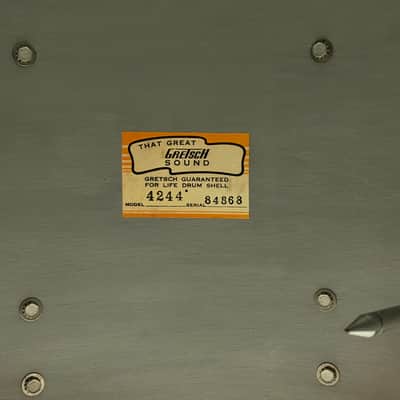 Gretsch 18/12/14/5x14" 60's Round Badge Drum Set - Rewrapped by Lee Ruff Tangerine Sparkle image 8