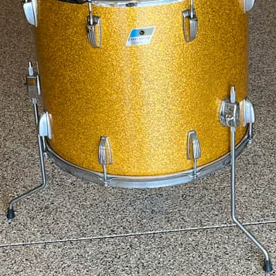 1970 LUDWIG Gold Sparkle Drum Set - Complete Set in Excellent Condition image 8