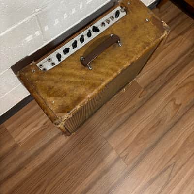 Fender Bassman 5F6-A Narrow Panel 40-Watt 4x10" Guitar Combo 1959 - Tweed image 5