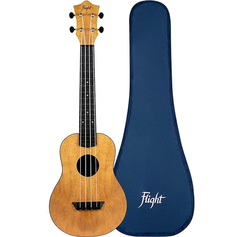 Flight Ukulele TUC-55 Mango Travel Concert Ukulele with Bag image 1