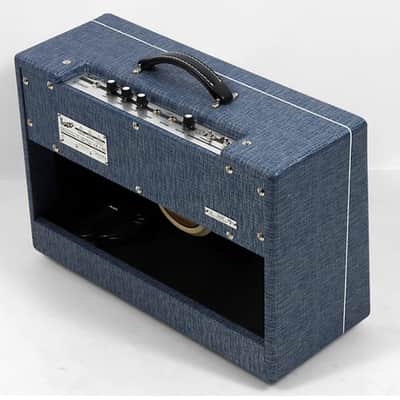 Supro 1968RK Keeley 12 25W 1x12 Tube Guitar Combo Amp - Blue image 2