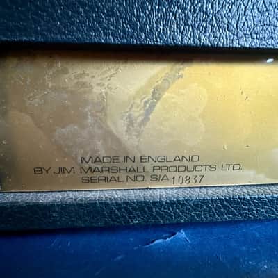 1969 Marshall small-box plexi 50w head image 9