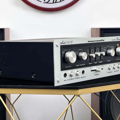 VINTAGE MARANTZ 1070 INTEGRATED AMPLIFIER (FREE WC-10 WOOD CASE) 1-YEAR WARRANTY image 3