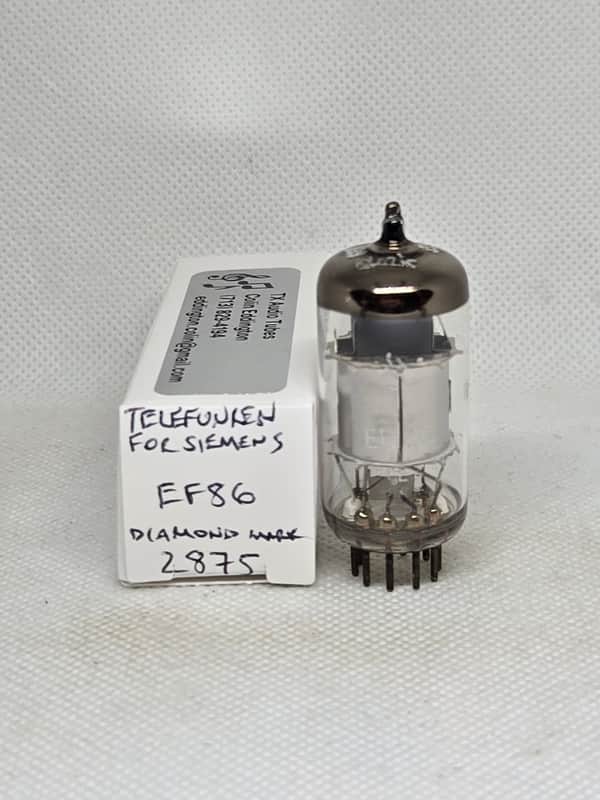 Telefunken 6267 Chrome Plate Single NOS EF86 CV2901 image 1