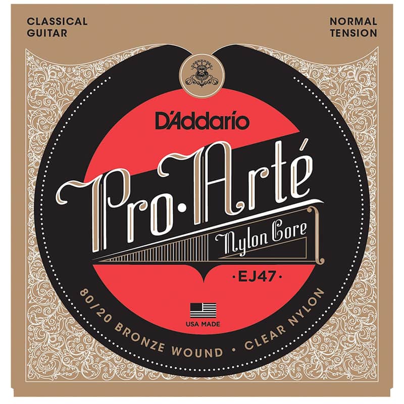 D'Addario EJ47 80/20 Bronze Pro-Arte Nylon Classical Guitar Strings Normal Tension image 1