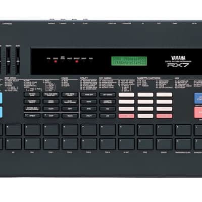 Yamaha RX7 Digital Rhythm Programmer 1987 - Black