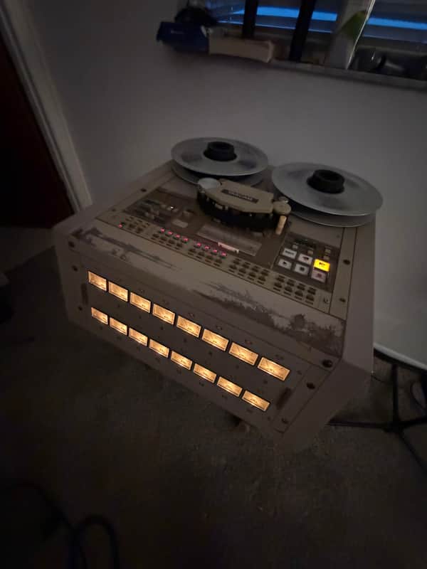 TASCAM MS-16 1" 16-Track Reel to Reel Tape Recorder 1980s - Grey image 1
