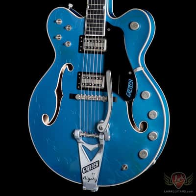 Gretsch USA Custom Shop Masterbuilt Super Broadkaster G6609T Aged Lake Placid Blue image 6