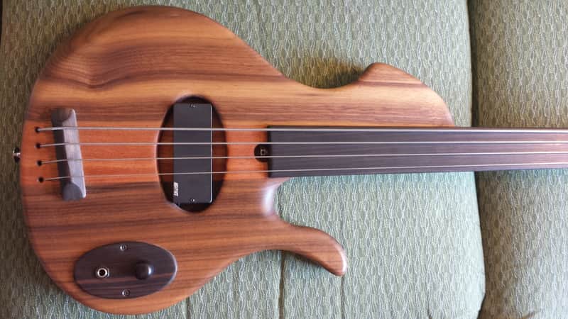 Birdsong Embrace Fretless 2013 Natural Walnut image 1