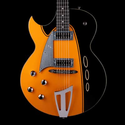 Pre Owned 2024 Eastwood	Backlund Rockerbox II Left-Handed Orange Stain With Gig Bag image 1