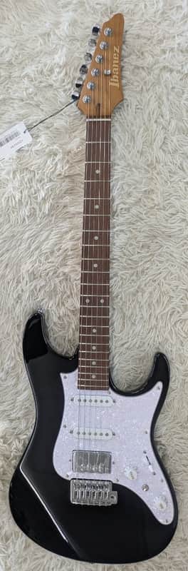 Mint Ibanez Model AZ22S2BK Solid Body Electric Guitar in a Black Finish -NEW for 2026 image 1