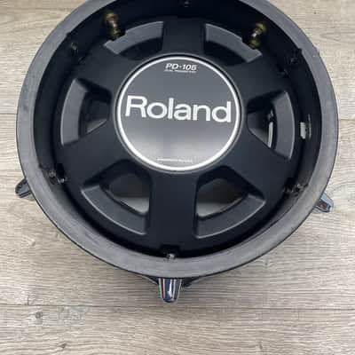 Roland PD-105BK V-Pad 10" Dual Trigger Mesh Drum Pad w/ MDC-10U Hatch Clamp & L-Bar image 8