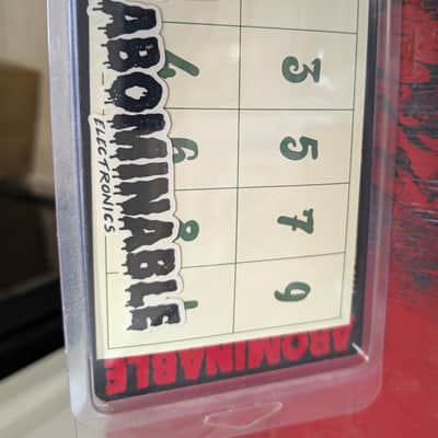 Abominable Electronics 2020 Hail Cannabis variant of Hail Satan mini pedal - purple sparkle image 6