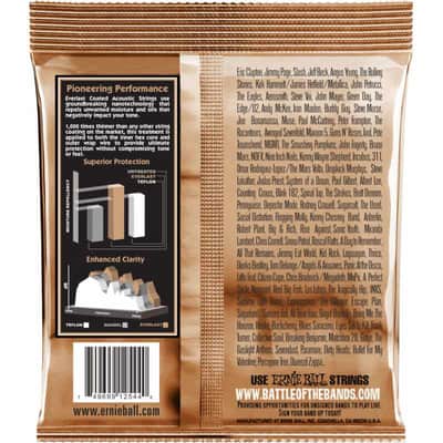 Ernie Ball 2544 Everlast coated phophore bronze medium 13-56 image 2