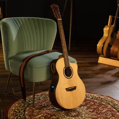 Washburn BTSC40SCE | Bella Tono Suprema Acoustic-Electric Guitar, Natural Gloss. New with Full Warranty! image 7