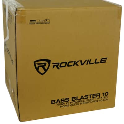 Rockville BASS BLASTER 10 10" 750w Powered Home Audio Subwoofer Theater Sub+LED image 12