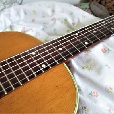 Framus Zenith Josh White 1957 skiffle jazz blues 4/4 folk large parlor guitar new set-up image 6