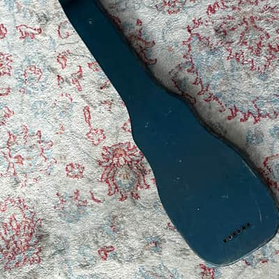 1951 Fender Champion lap steel guitar body blue image 5