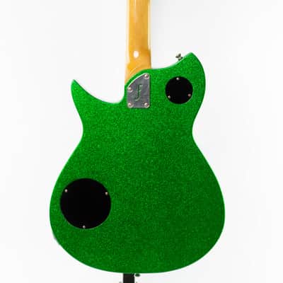 Fano Alt De Facto RB6 Thinline 2023 Candy Green Sparkle Light Distress image 8