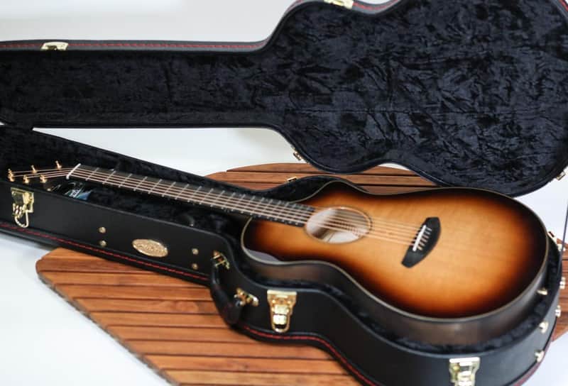 Breedlove USA Concert CE Acoustic-Electric Guitar, Whiskey Burst Sitka Spruce/Myrtlewood image 1