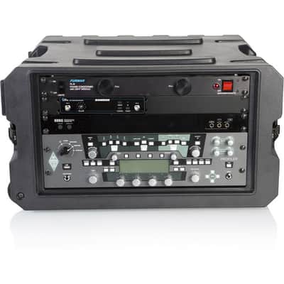 Gator Pro-Series Molded Mil-Grade PE Rack Case; 6U, 19" Deep; w/ Handle & Wheels G-PROR-6U-19 image 2