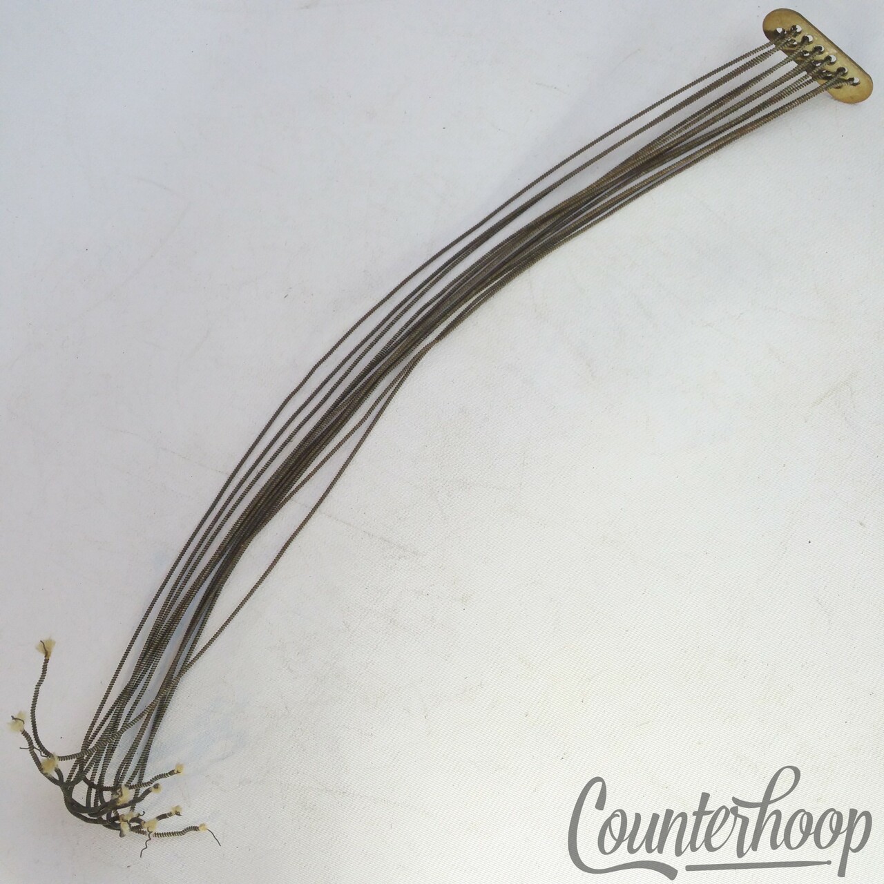 Gretsch 15"12-Strands Snare Drum Coiled Metal/Cloth Wires+Leather Butt Plate USA — main photograph