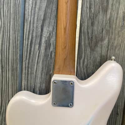 Fender Jaguar Parts Caster Partscaster Nitro Matching Headstock Warmoth - Shell Pink parts guitar image 10