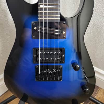 Jackson JS Series JS1X Dinky Minion Modified 2018 - 2021 Metallic Blue Burst image 1