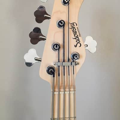 Sadowsky Metro MV5-PJ 5 String Bass Guitar 2015 Black image 3