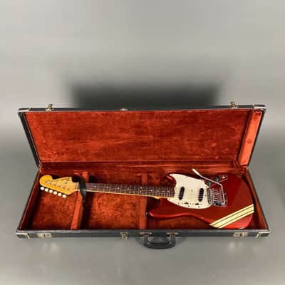 Fender 1971 Mustang Competition Candy Apple Red VINTAGE 1971 - candy apple red image 12
